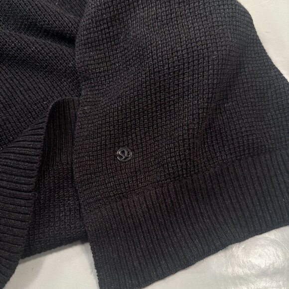 Lululemon Forward Flow Cape Women Athletic Cashmere Blend Knit Poncho Sweater - Picture 5 of 16